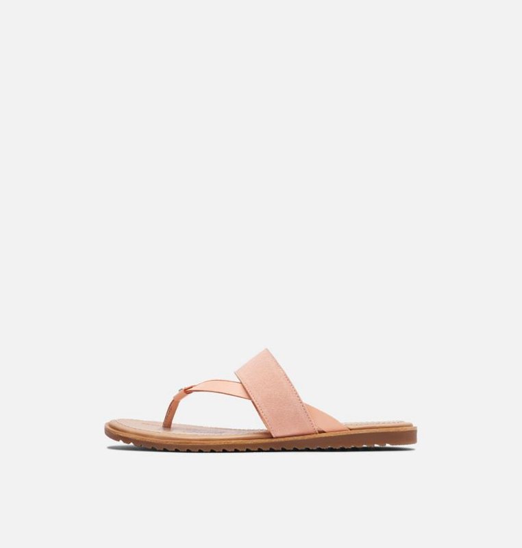 Sorel Ella™ Flip Flat - Womens Sandals Pink - 081273HUZ